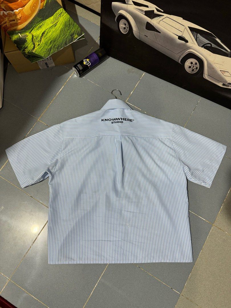 Knowwherestudio (Category: Tshirts & Polo Shirts) located in Rawang. Submitted by ans.rashid_ (Listing ID 1345583030, Image 3). Description: • KnowWhereStudio Kemeja • P 23 L 26 Boxy Cutting ( size XL on tag ) • Very Good Condition 9.5/10 • Sold out on Website❗️ • Price RM250 only❗️.