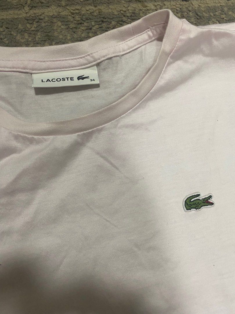 Lacoste Pullover Sweater (Category: Coats, Jackets and Outerwear) located in Manila. Submitted by pengybui (Listing ID 1345507909, Image 2). Description: 400 plus sf can go lower offer lang qc jnt/lalamove 20-27 need wash no issue light pink colorway.