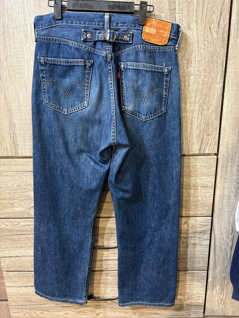 日本製Levi’s 大E 702XX W34 L36 赤耳直筒牛仔褲 排扣 巴黎扣 美式 工裝 復古 重機 騎士 #蛇年行大運