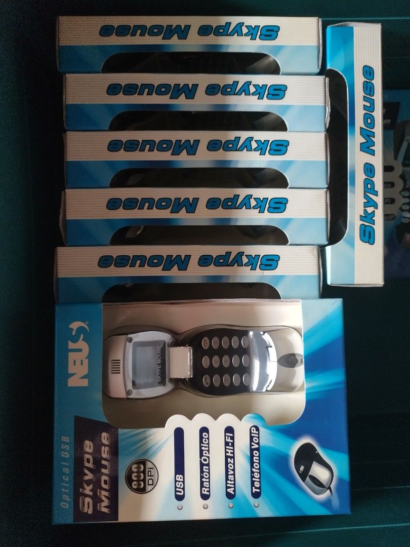Lots of 14 pcs Optical USB Skype Mouse (BUNDLE) (Category: Mouse & Mousepads) located in General Trias. Submitted by mervcorner (Listing ID 1345706594, Image 1). Description: Lots of 14 pcs Optical USB Skype Mouse (BUNDLE) Brand: Neus 3-in-1 (Mouse, HiFi Speaker, VoIP Phone) Includes Earphone, CD Installer, Manual and Box. New. Old in stock. Rare and very hard to find. NOTE: Every function (mouse, speaker, side keys) is working except telephone (