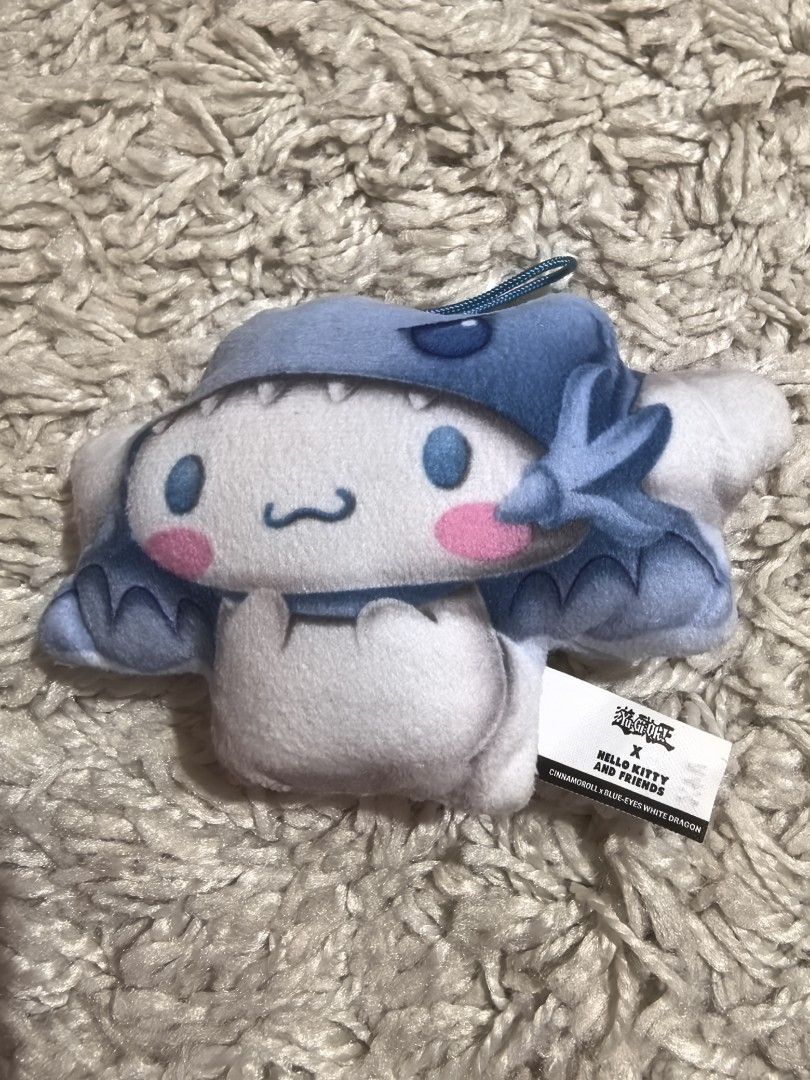 McDo Yu Gi Oh x Hello and Friends Collab Plush Charm (Category: Plushies & Soft Toys) located in Imus. Submitted by veganistic (Listing ID 1345522002, Image 2). Description: 100% US Merchandise Good as new Cinnamoroll x Blue Ice Dragon Hello Kitty x Dark Magician 250 each.