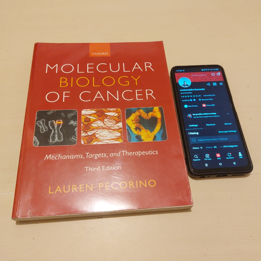 Molecular Biology of Cancer (Textbook, by Lauren Pecorino), Hobbies ...