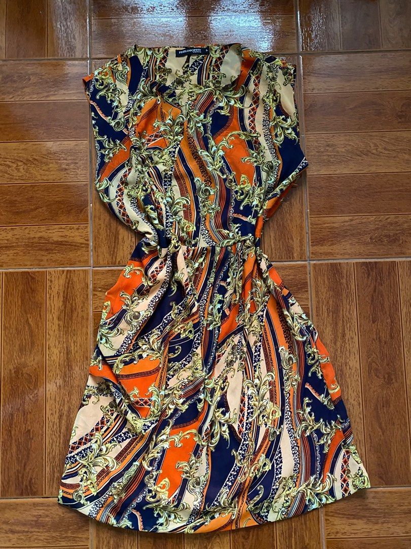 Orange Floral Dress (Category: Dresses) located in Quezon City. Submitted by koreii (Listing ID 1345626381, Image 1). Description: 🛍️ Orange Floral Dress🛍️ 📌L:36 B: 50 W: 40 📌Fits L-XL 📌With working side zipper 📌WYSIWYG 📌For sure buyers only 📌All items are in good condition unless stated otherwise😉 ✅MOP: Gcash ✅MOD: JnT, lalamove ✨Don’t be shy to dm me if interested✨ ❗️STRICTLY NO CANCELLATIONS PO❗️ 🌷HAPPY SHOPPING🌷.