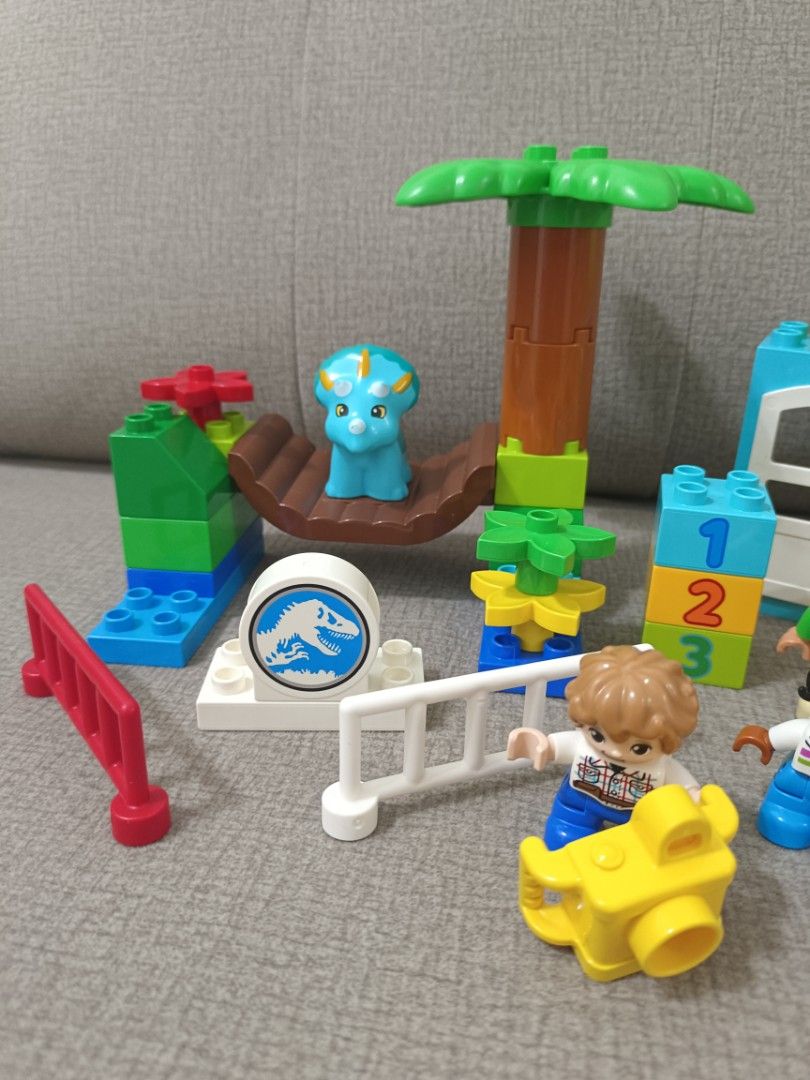 Original Lego Duplo 10879 Jurassic World 10833 Preschool Loose Parts ...