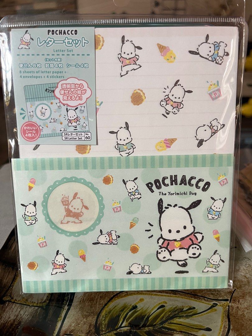 Pochacco Letter Set (Category: Stationery & School Supplies) located in San Pablo. Submitted by roseperez (Listing ID 1345570776, Image 1). Description: Pochacco Letter Set Brandnew and official Sanrio Inclusion per set: 8 sheets of letter paper 4 envelopes 4 stickers .