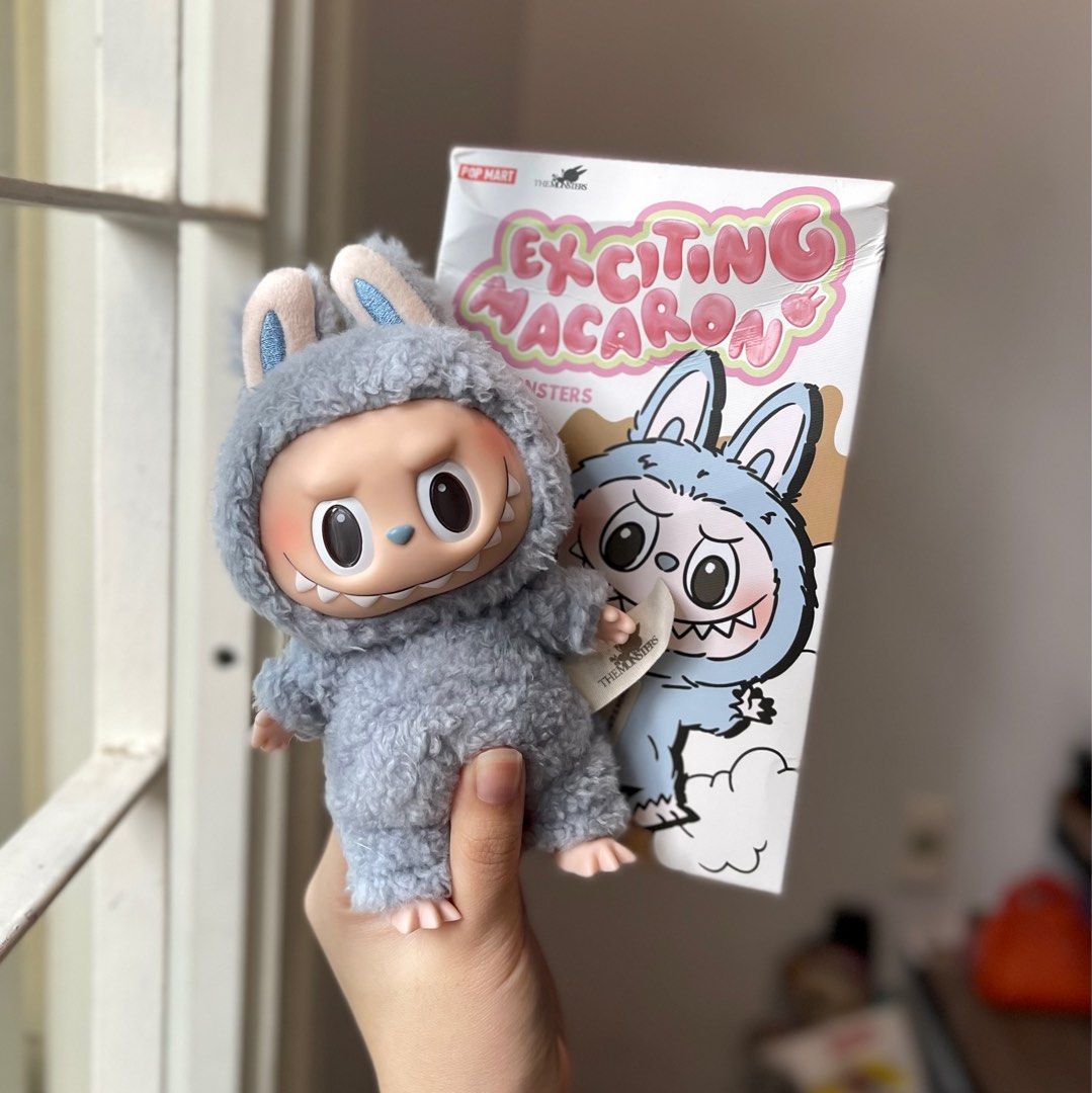 POPMART Labubu Exciting Macaron V1 Sea Salt ORIGINAL AUTHENTIC Toys Mainan Di Popmart Labubu Exciting Macaro 1736087795 E7110ab9 Progressive 