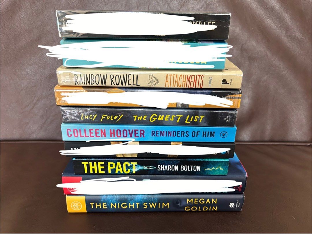 PRE LOVED BOOKS FOR SALE (Category: Storybooks) located in Manila. Submitted by sgc10 (Listing ID 1323059713, Image 2). Description: Pre loved books for sale. ✨THE NIGHT SWIM 500 ✨THE PACT 500 ✨REMINDERS OF HIM 500 ✨THE GUEST LIST 600 ✨ATTACHEMENTS 200 PM me for more pictures of the books! .