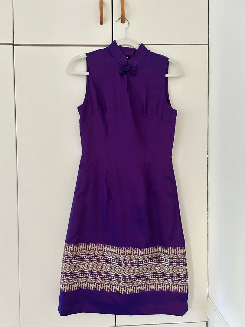 Purple Cheongsam Dress (Category: Dresses) located in Muntinlupa City. Submitted by airbender15 (Listing ID 1345656061, Image 1). Description: .