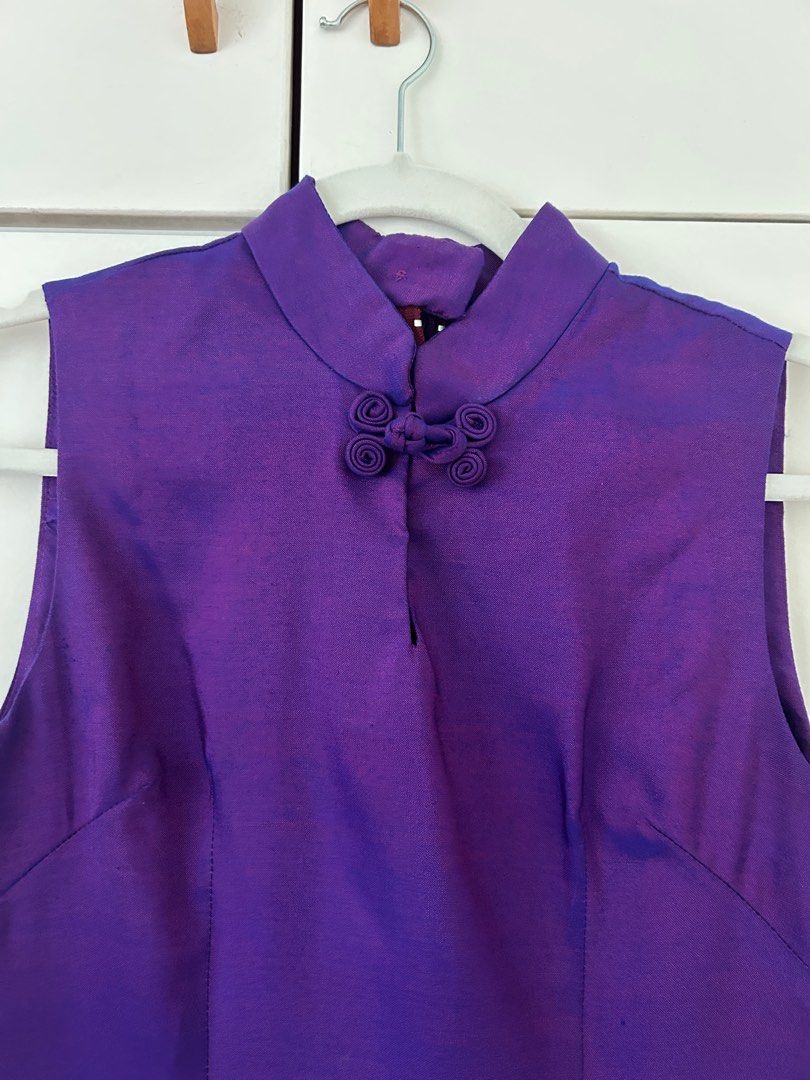 Purple Cheongsam Dress (Category: Dresses) located in Muntinlupa City. Submitted by airbender15 (Listing ID 1345656061, Image 3). Description: .