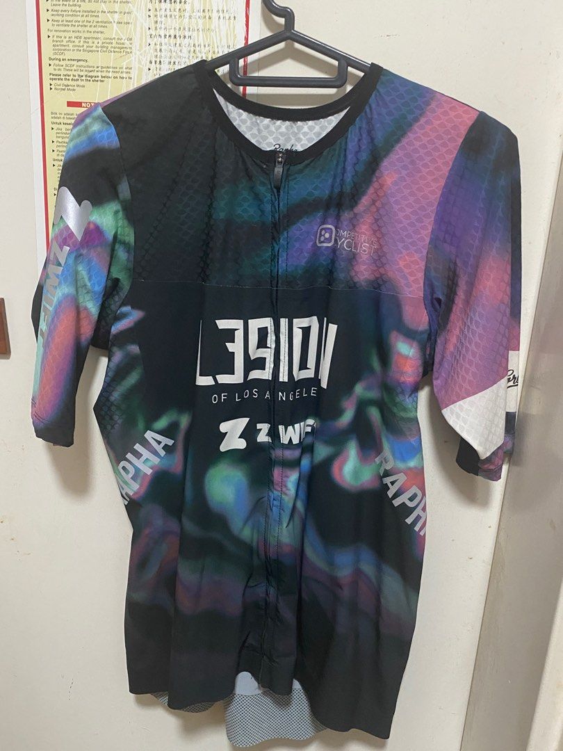 Rapha LEGION Jerseys (Category: Parts & Accessories) located in Singapore. Submitted by weyland (Listing ID 1345673293, Image 1). Description: Tulsa size L - $110 White size M - $70 .