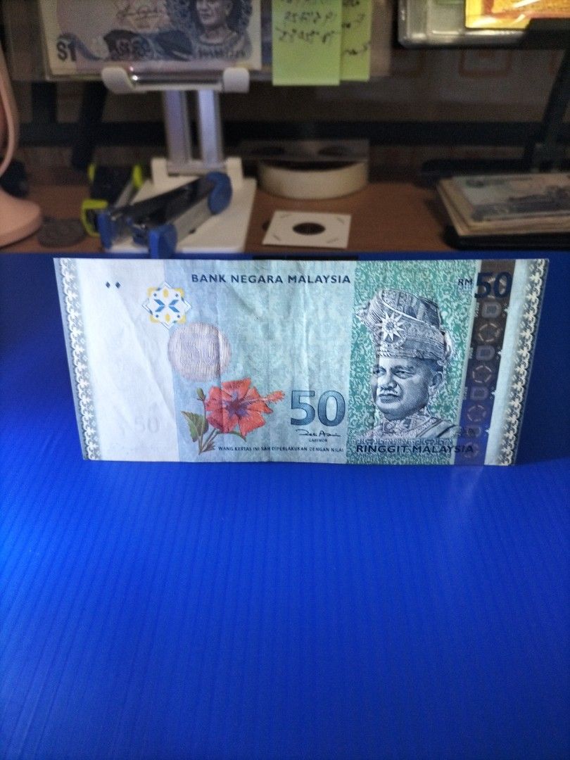 Rm50 Malaysia 50 year anniversary banknotes, Hobbies & Toys ...