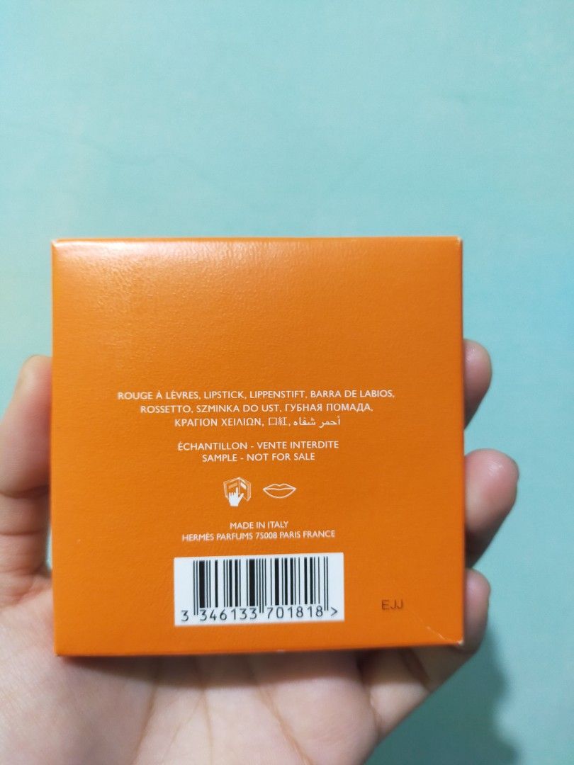 Rouge Hermès Sampler (Category: Makeup) located in Binan City. Submitted by kugouza (Listing ID 1345549240, Image 2). Description: New Hermes lipstick Sampler with brush Shades: 85 Rouge H (matte) 33 Orange Bôite (satin) 64 Rouge Casaque (matte) 21 Rose Épicé (satin).