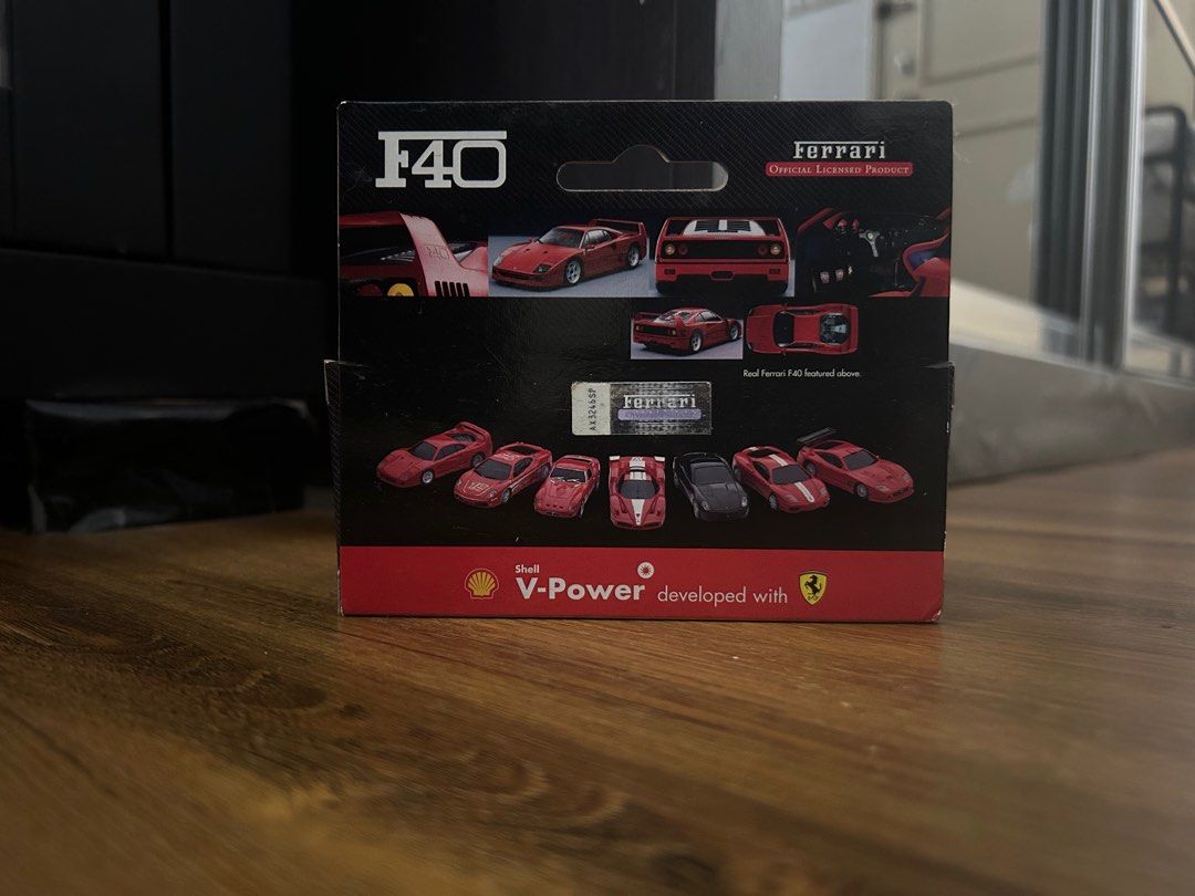Shell F40 Shell Ferrari F40, Hobbies & Toys, Toys & Games on Carousell