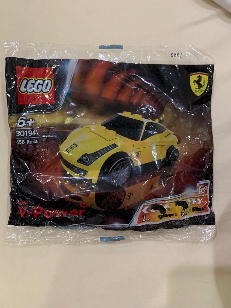 Shell Ferrari Lego set - 5 set pull-back cars + finish line podium free ...