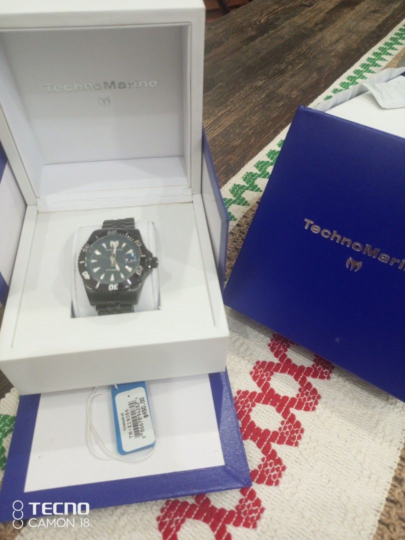 TechnoMarine Automatic Watch (Model: TM-219056), Gunmetal (Category: Men's Watches) located in Paranaque City. Submitted by thisyear30 (Listing ID 1345623331, Image 1). Description: TechnoMarine Automatic Watch (Model: TM-219056), Gunmetal selling it for 6,500 and it's negotiable price. online selling price is 7k up..