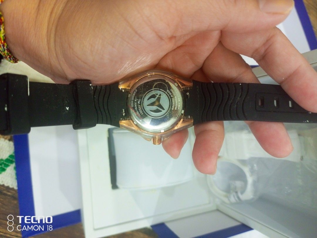 TechnoMarine Automatic Watch (Model: TM-219056), Gunmetal (Category: Men's Watches) located in Paranaque City. Submitted by thisyear30 (Listing ID 1345623331, Image 2). Description: TechnoMarine Automatic Watch (Model: TM-219056), Gunmetal selling it for 6,500 and it's negotiable price. online selling price is 7k up..