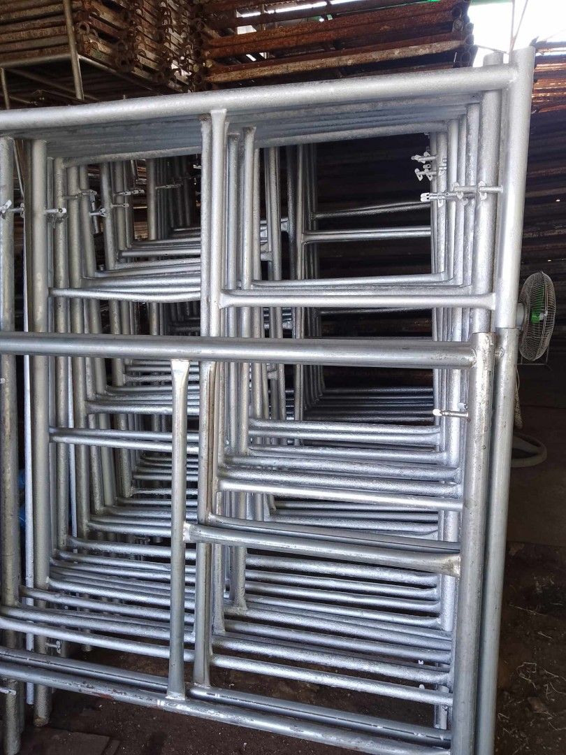USED SCAFFOLDING SET SCH40 (Category: Construction & Building Materials) located in Valenzuela. Submitted by elizabeth.nietes (Listing ID 1345541612, Image 1). Description: USED SALE ‼️USED SALE ‼️ 💯 USED SCAFFOLDING SET SCH 20/40 SET INCLUSION 2 HFRAME 2 CROSSBRACE 4 JOINTPINS REKTA TAYO SA PAGAWAAN PRICE STARTS @ 1,500 / SET 🤙 TARA USAP TAYO SABAY DEAL ALSO AVAILABLE STEEL PLANKS LADDER CASTER WHEEL FOR ORDERS OR INQUIRY CALL / PM/ VIB..ER : 