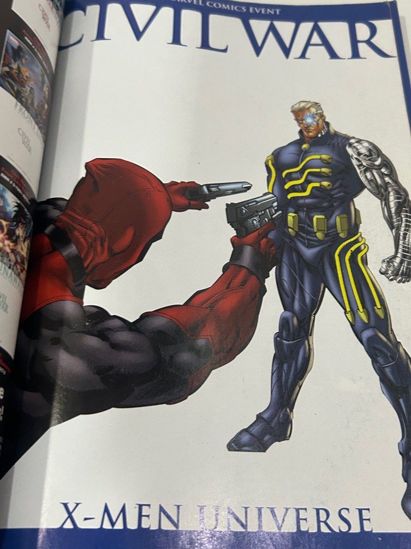 X-Men Universe- Civil War (Category: Comics & Manga) located in Paranaque City. Submitted by cfcisco (Listing ID 1345529483, Image 2). Description: X-Men Universe - Civil War Trade Paper Back Good Read Part of the Marvel Civil War Saga.