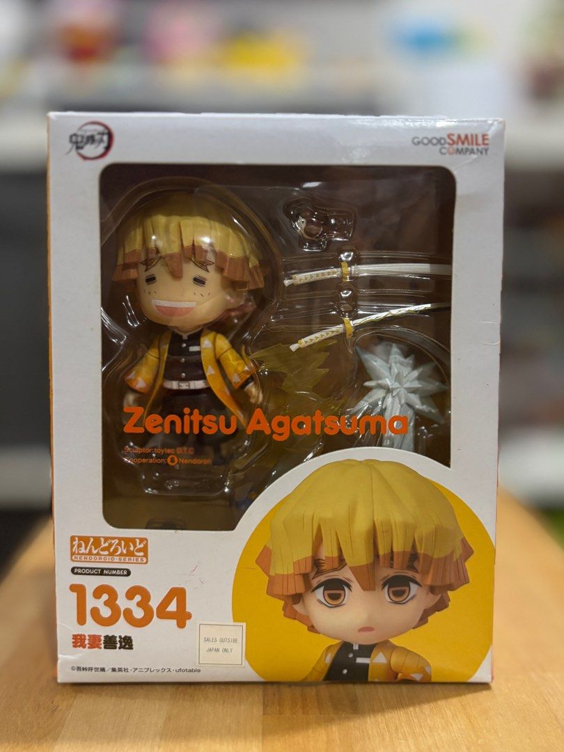 Zenitsu Agatsuma Nendroid 1334 (Category: Figurines & Statues) located in Pasig City. Submitted by gabi_abn (Listing ID 1345716301, Image 1). Description: •This is preloved, displayed only. •Still in good condition but there is one issue (unnoticeable and not aesthetic-wise). • Authentic • Message me for any inquiries or for more photos/condition of the product. • Strictly no cancellation and/or refund. *Will send photos before and after packing.