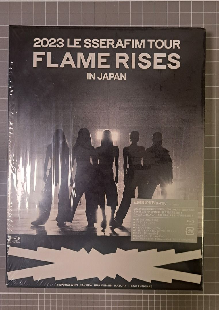 2023 LE SSERAFIM TOUR 'FLAME RISES' IN JAPAN (初回限定盤) [Blu-ray] 韓國女團, 興趣及遊戲,  收藏品及紀念品, 韓流- Carousell