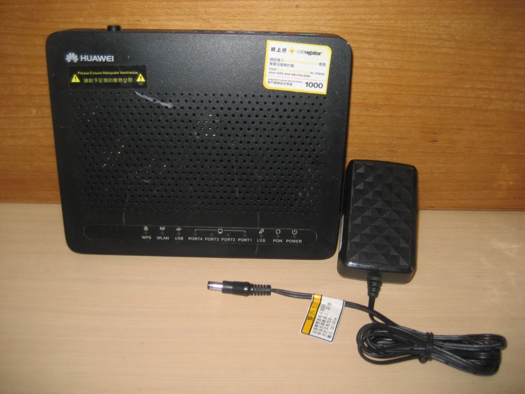 🌟🌟🌟💯%原裝 HUAWEI 華為 EchoLife HG8045 光纖數據機｜WiFi Router 連 【原裝】火牛 💥 適合還機｜HKT ...