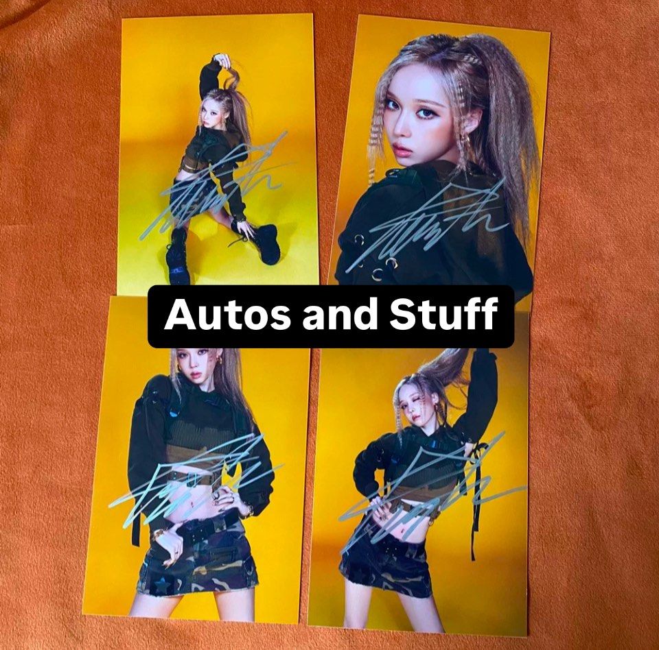 あ*お様 aespa ウィンター 直筆サイン 写真 Aespa Winter Original Autographed Photos, Hobbies & Toys