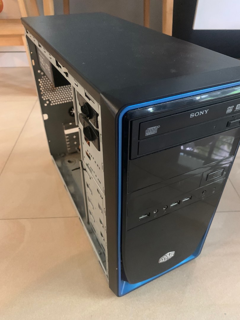 Branded Cooler master Computer cpu casing with power supply only ...