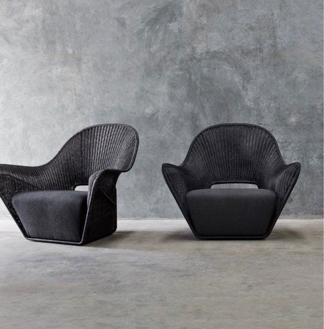 DIEGO Modern Outdoor Rattan Lounge Chair, Furniture & Home Living ...