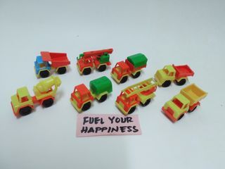 FIXED PRICE Vintage 1980's Bruder Mini - Miniature Construction Toy Trucks - Made in West Germany - Water Dump Ladder  Mixer Tow Fuel Crane Flat Bed