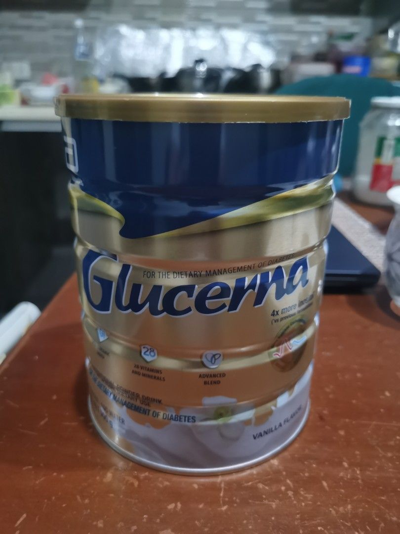 Glucerna 900g 2027 nov (Category: Health Food, Drinks & Tonics) located in Malabon City. Submitted by tan.alex13 (Listing ID 1166066647, Image 1). Description: Glucerna 900g vanilla flavor Slight dent For pick up oct 2027 No 20 palawan st pagasa qc Back of sm north edsa 09271170084 al Limited supply first come first serve.