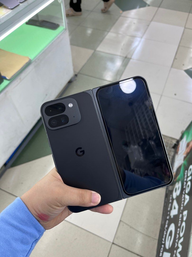 Google Pixel 9 Pro Fold 256gb Complete (Category: Google Pixel) located in San Juan City. Submitted by javedsgadgetshop (Listing ID 1345740312, Image 2). Description: INSTALLMENT OPTIONS : SPAY LATER / GGIVES / CREDIT CARD & BILLEASE! WE BUY AND SELL SO PWEDE MAGBINTA OR SWAP ! Quick Specs : Google 9 Pro Fold •256gb •US Variant •Good batt health •Factory Unlock •95% Smoothness •No hidden issue | No Repaired •100% Authentic | Not Refurbished •w/ O