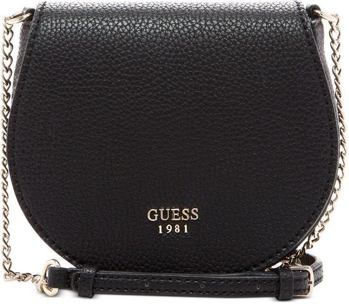 Guess Bag (Category: Cross-body Bags) located in Manila. Submitted by miajoaquin (Listing ID 1345887174, Image 1). Description: GUESS Cate Mini Saddle Crossbody Bag Classic sophistication with a touch of contemporary edge. GUESS's textured saddle bag puts a pop of sleek style in your look. BNWT and bag stuffing but with minor flaw on strap - see last photo..