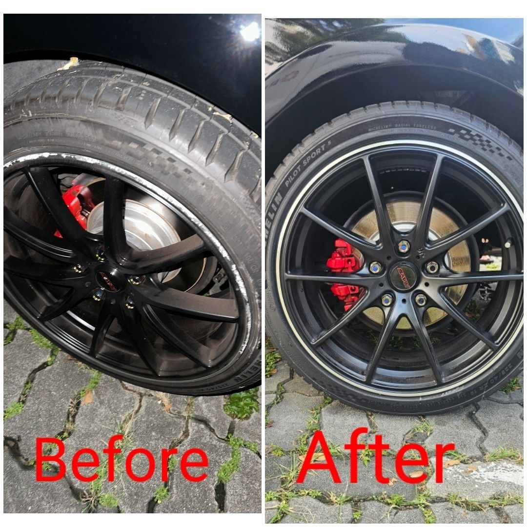 7DAYS OPEN! CAR RIM REPAIR KERB RASH CURB RASH KURB RASH REPAIR CHROME ...
