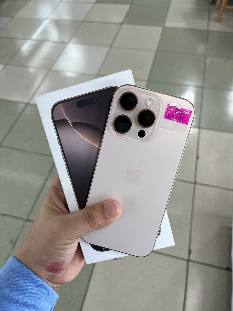 Iphone 16 Pro 128gb Dualsim FU 100% Batt (Category: iPhone 16 Series) located in San Juan City. Submitted by javedsgadgetshop (Listing ID 1345726841, Image 1). Description: INSTALLMENT OPTIONS : SPAY LATER / GGIVES / CREDIT CARD & BILLEASE! WE BUY AND SELL SO PWEDE MAGBINTA OR SWAP ! Quick Specs : Iphone 16Pro (Dualsim) •128gb •HK Variant •100% batt health •Factory Unlock •100% Smoothness •No hidden issue | No Repaired •100% Authentic | Not Refur