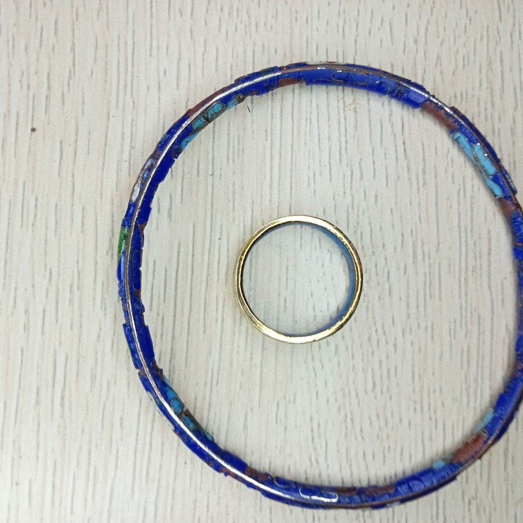 Japan surplus ring (free bangle as is) (Category: Luxury Accessories) located in Davao. Submitted by kimpoycaye62726 (Listing ID 1345884433, Image 3). Description: Size 7 Japan surplus accessories Japan source Free bangle as is .