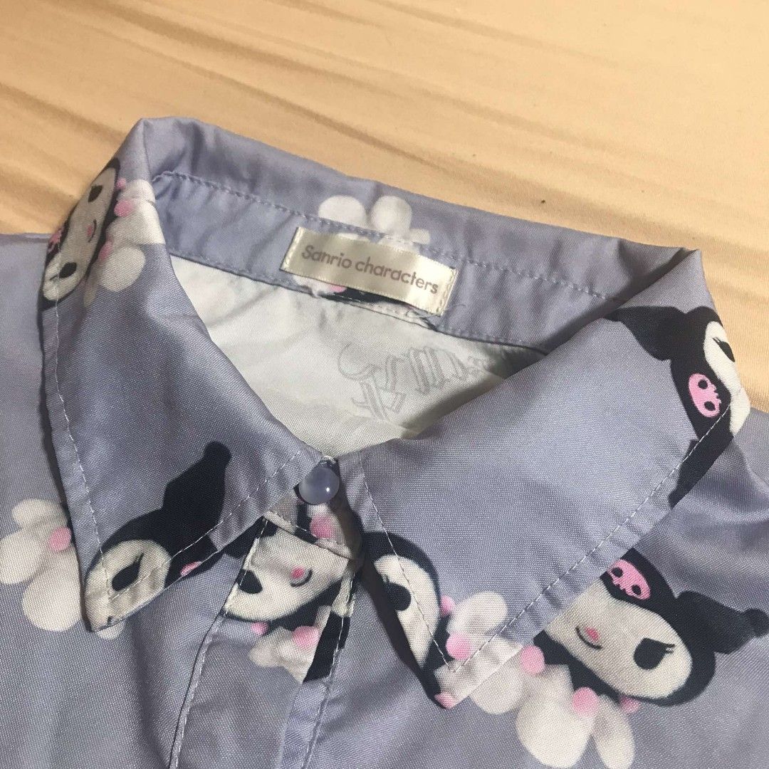 kuromi oversized polo dress // kawaii, sanrio, cinnamoroll, uniqlo, h&m ...