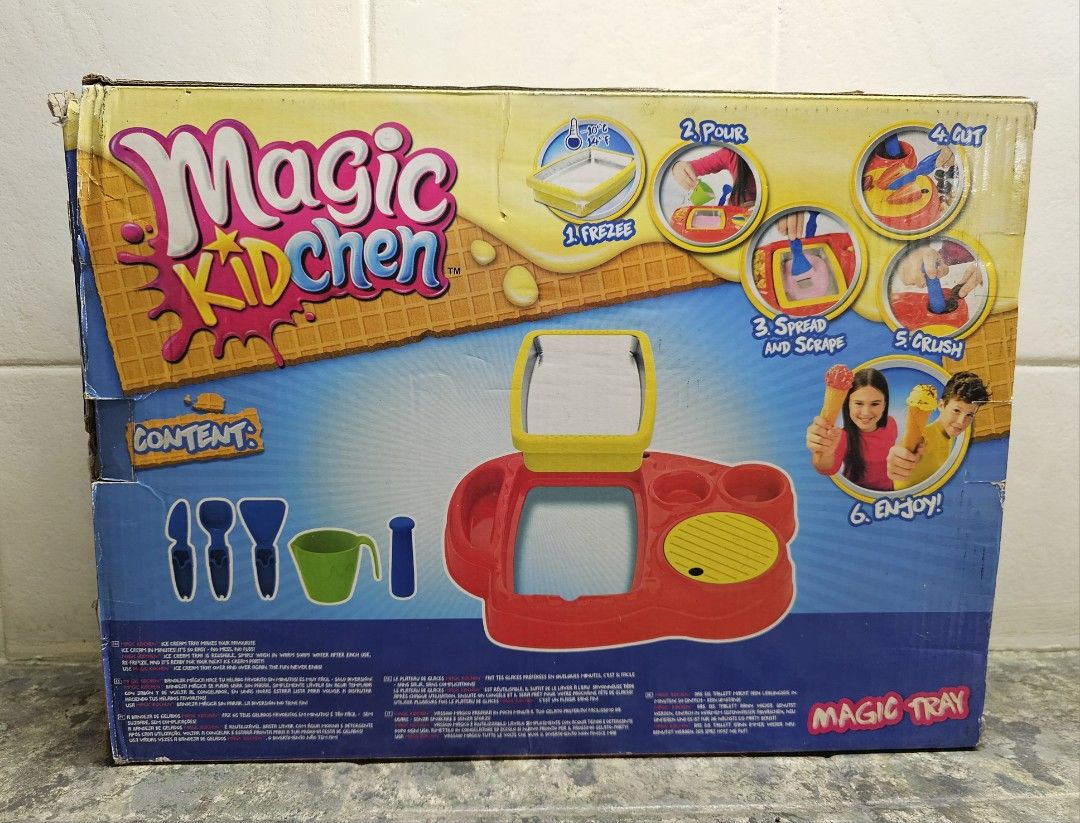 Magic Kidchen Ice Cream Maker Set (Category: Cookware & Accessories) located in Quezon City. Submitted by charliebrown_olx (Listing ID 1345741959, Image 2). Description: Condition: Mint on Non-Mint Box TERMS & CONDITIONS: 1. C.O.D. Can meet buyers at - Del Monte Ave, Q.C. - Mla Memorial Park Sucat - Weekends 2. Shipping c/o buyer. 3. Prices are Final. 4. Respect the Ad. TFL! (kitchen, baking, cooking, culinary).