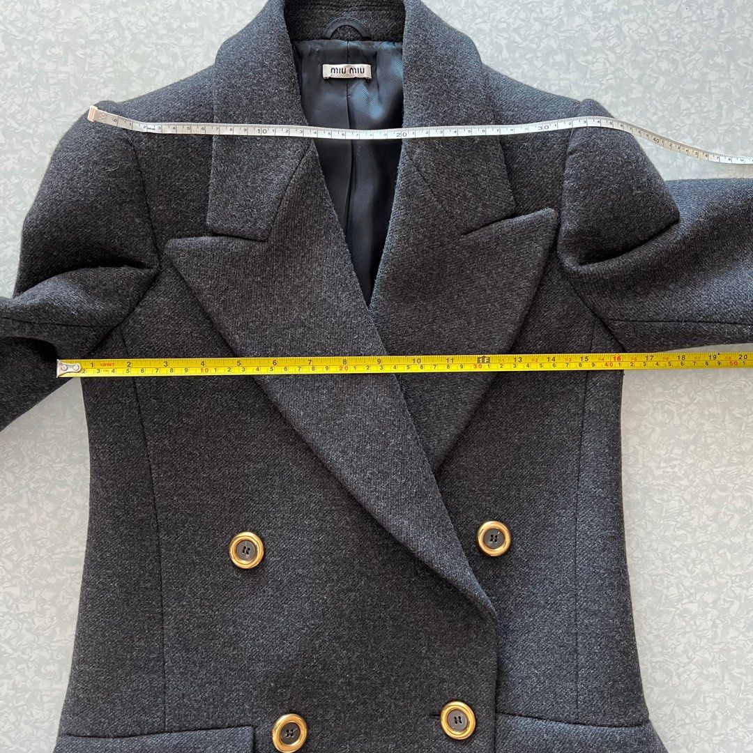 MIU MIU wool coat jacket blazer Carousell