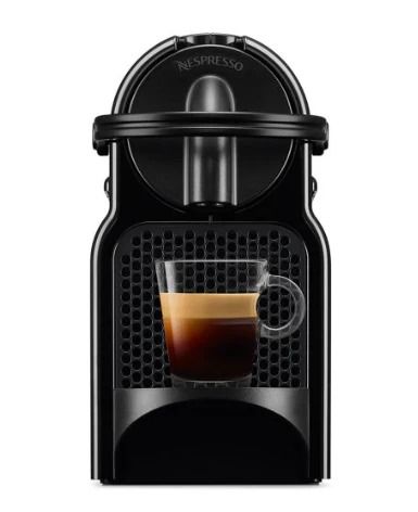 Nespresso Inissia Coffee Machine - Black (Category: Cookware & Accessories) located in Quezon City. Submitted by midaceph (Listing ID 1345770585, Image 3). Description: Color: Black Folding drip tray for Latte Macchiato glass Compact size Used capsule container capacity: 11 Removable water tank: 23.8oz Fast heat-up Automatic OFF mode after nine minutes Power rating (in watts): 1200 Cable storage Inissia is the ideal choice to get introduced to th