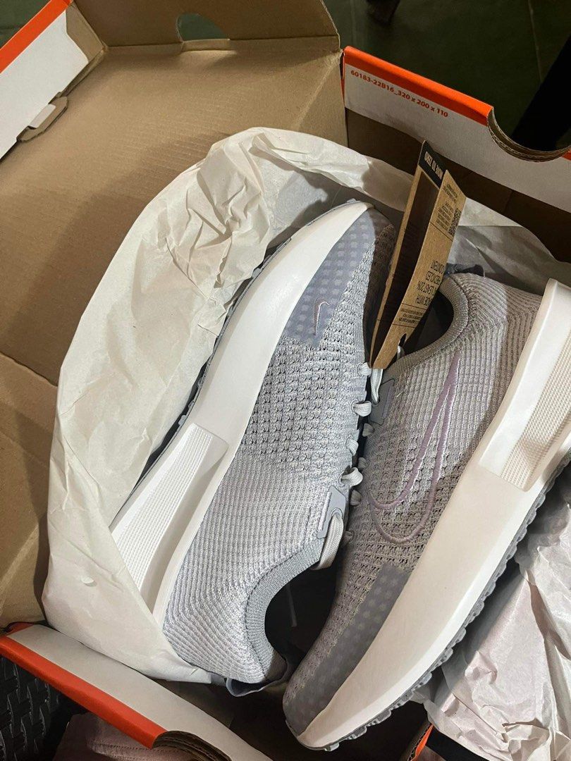 Nike Interact Run Free Sneakers (Category: Sneakers) located in Batac City. Submitted by y4na4lbn (Listing ID 1345843327, Image 2). Description: NIKE INTERACT running shoes Size: 36.5 (23cm) WOMENS 8/10 condition (used thrice) Minimal signs of usage , no signs of heel drag Bought in zalora for 3,500 now 2,500 Color way: Gray,white, purplish Free shipping for Sure Buyes .