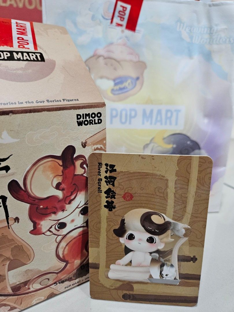[Original] DIMOO Stories in the Cup Series - River Scroll, Hobbies ...