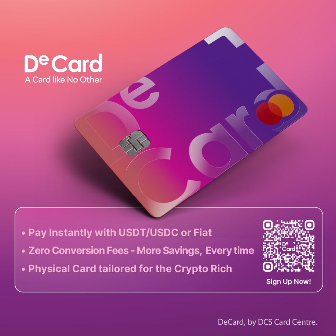 From Coffee to Crypto. Pay Anywhere with DeCard., Announcements on Carousell