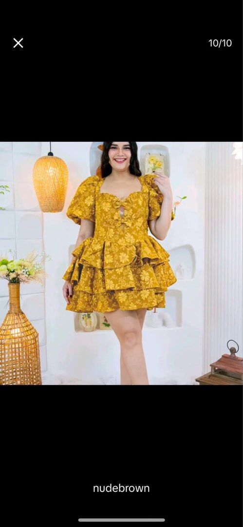 Plus size Dress (Event Dress) (Category: Dresses) located in Manila. Submitted by graceeeann (Listing ID 1345726261, Image 2). Description: NEW!! Pero di nag kasya Kaya sell nalang po, May Tawad pa sa sure buyer MUSTARD YELLOW COLOR, just a reference picture lang po when worn Meet up MARIKINA BAYAN, or LRT 2 areas thanks❤️.