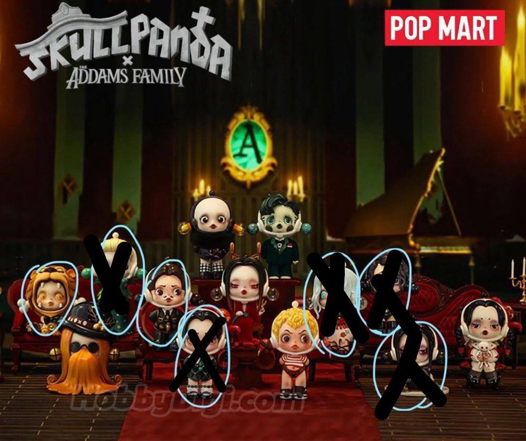 Popmart-Skullpanda/Yuki/Yoki, 興趣及遊戲, 玩具& 遊戲類- Carousell