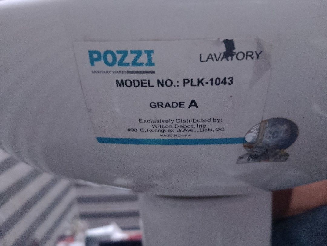 pozzi lavatory model: plk-1043 complete (Category: Bathroom & Kitchen Fixtures) located in Quezon City. Submitted by heartjunkyard (Listing ID 1345872478, Image 1). Description: pozzi lavatory model: plk-1043 grade A complete accessories.