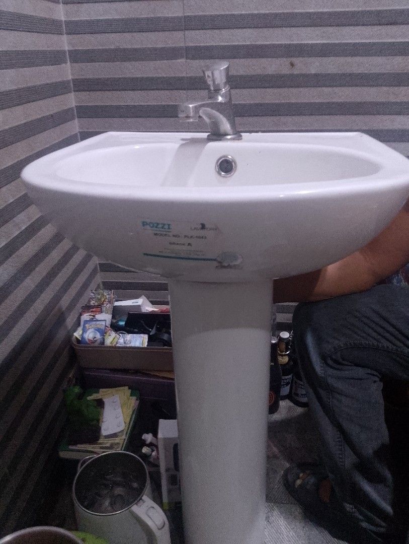 pozzi lavatory model: plk-1043 complete (Category: Bathroom & Kitchen Fixtures) located in Quezon City. Submitted by heartjunkyard (Listing ID 1345872478, Image 3). Description: pozzi lavatory model: plk-1043 grade A complete accessories.