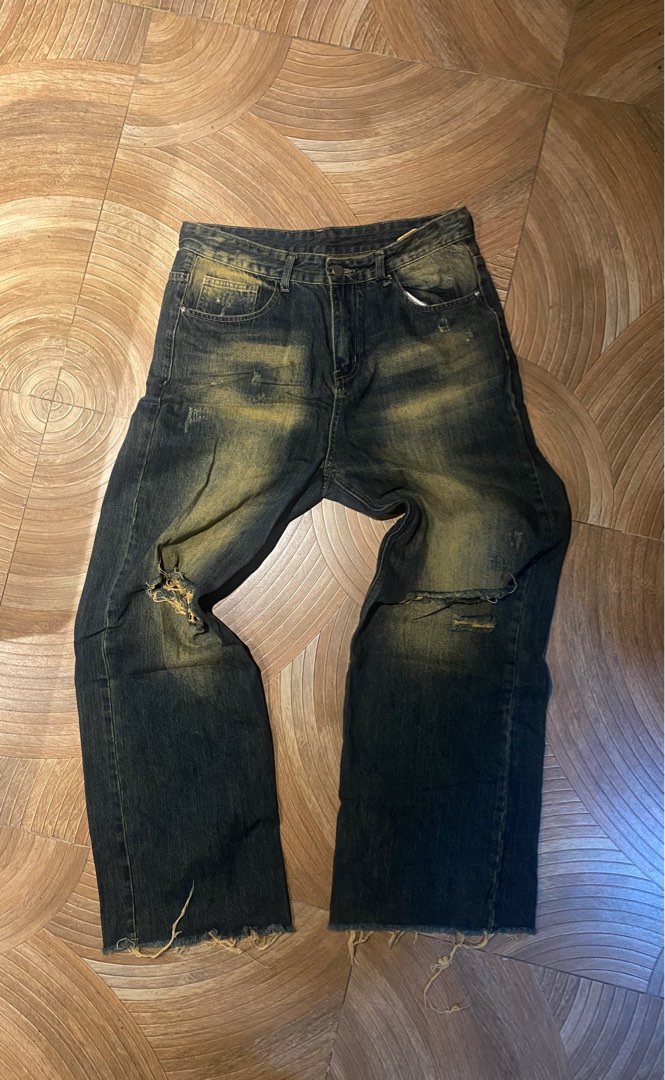 Kruse Distressed Baggy Pants main image 1