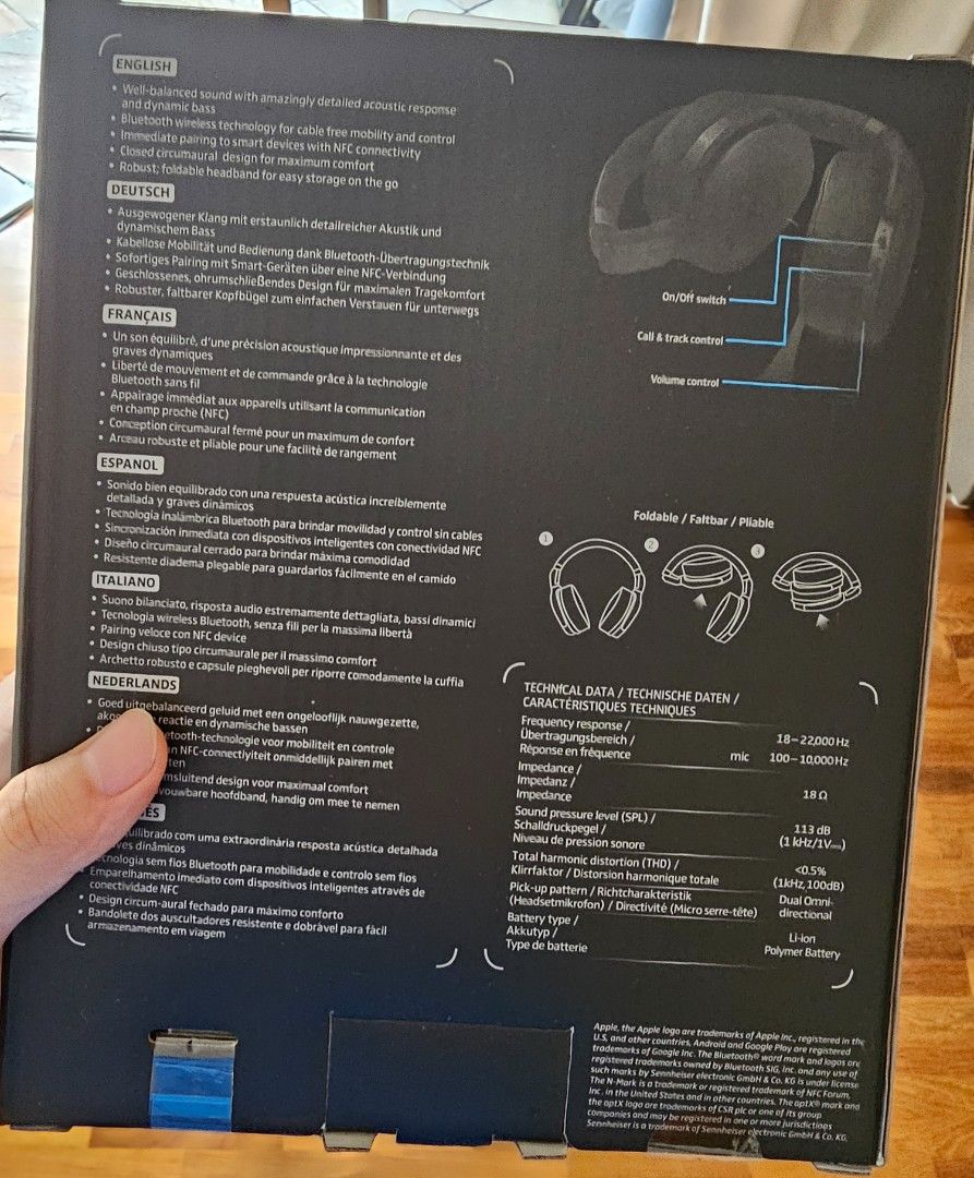 Sennheiser HD 4.40 BT63857922120321111