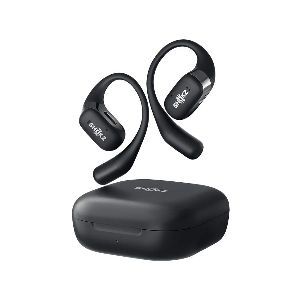 SHOKZ OPENFIT (Category: Earphones) located in San Juan City. Submitted by urbangiz_greenhillsmall (Listing ID 1345823518, Image 3). Description: about this item: OpenFit continues the Shokz open-ear concept to let users enjoy all-day comfort and hear their own soundtrack while staying open to the world around them. OpenFit offers an ultra-lightweight, open-ear construction to hear both your own audio and every sound around you with crystal clari