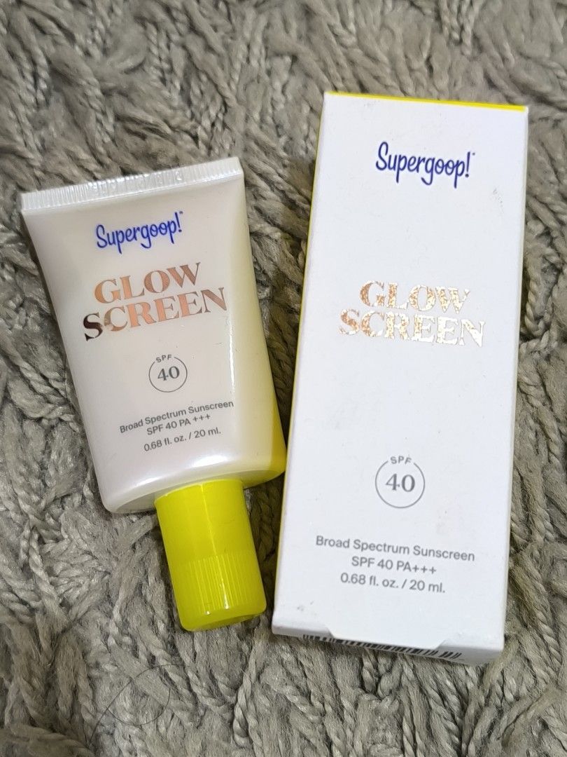 Glow Screen Mini Supergoop Glow Screen mini 20ml, Beauty & Personal Care, Face, Face ...
